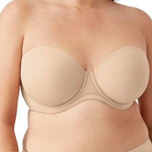 Wacoal Red Carpet Women’s Strapless Bra Beige Nude Size 40D